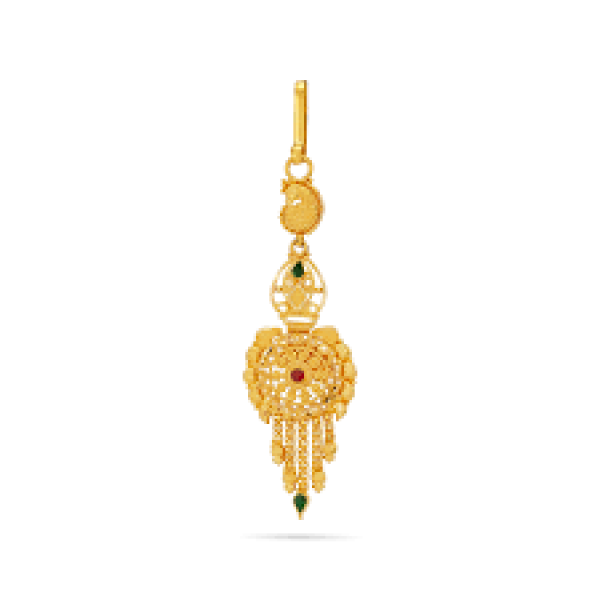 18K Designer Stone Maang Tikka